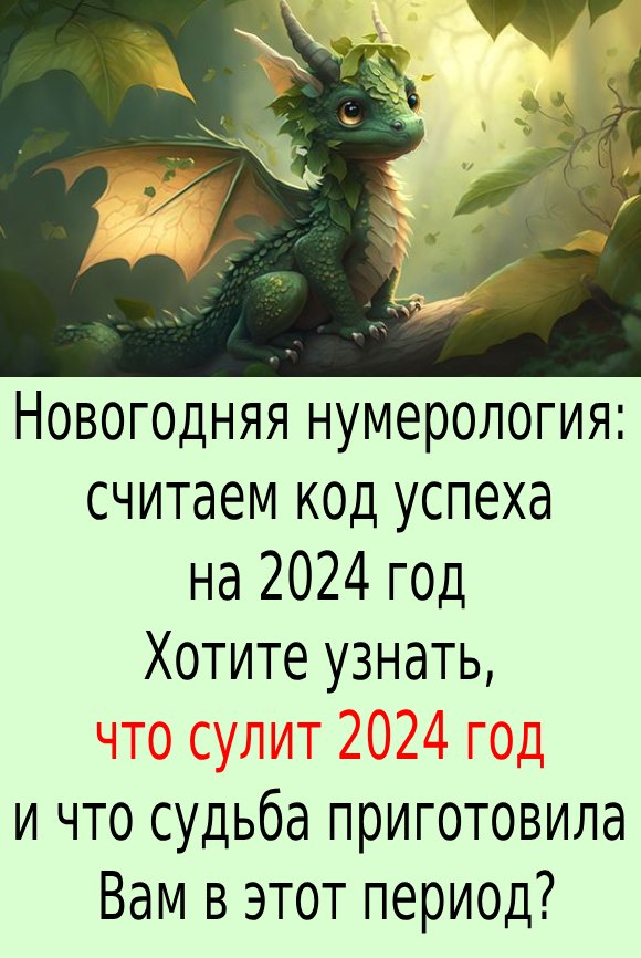 Новогодняя нумерология: считаем код успеха на 2024 год