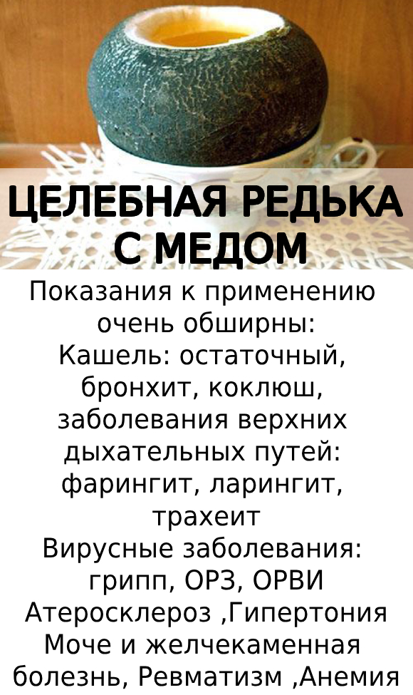 ✅ЦЕЛЕБНАЯ РЕДЬКА С МЕДОМ✅