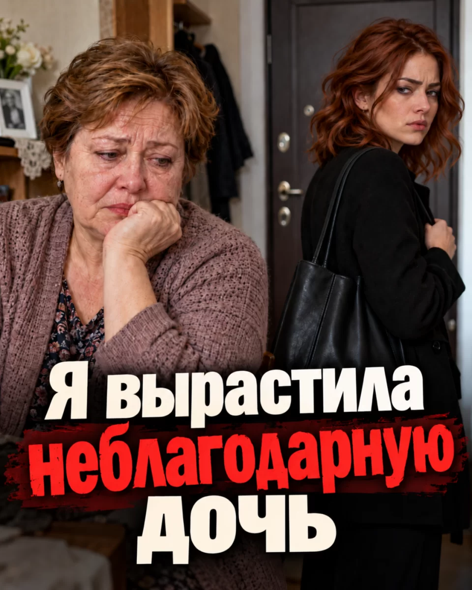 Я вырастила неблагодарную дочь.