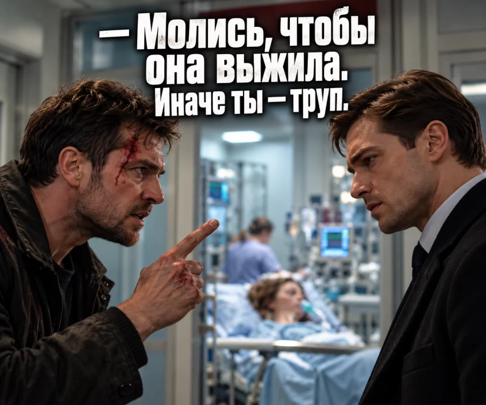 — Молись, чтобы она выжила. Иначе ты — труп!